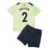 Manchester City Kyle Walker #2 Tredjeställ Barn 2022-23 Korta ärmar (+ Korta byxor)